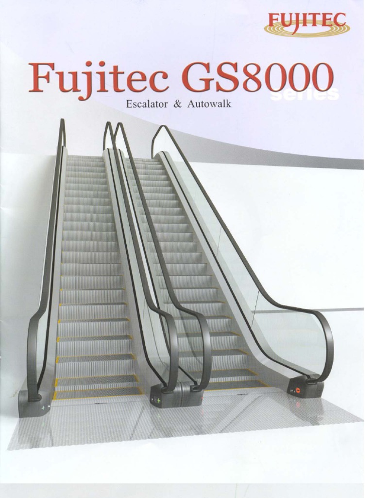 Catalog Fujitec GS8000 - Escalators | PDF