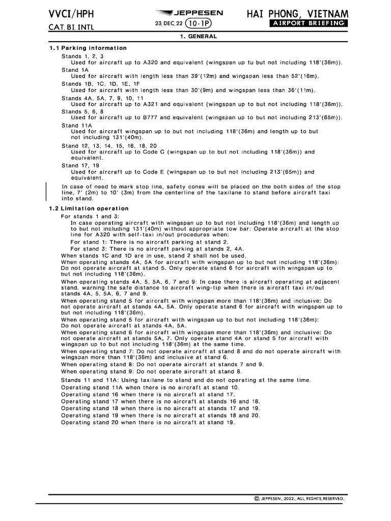 Kien An Airport RNAV Procedures Guide | PDF