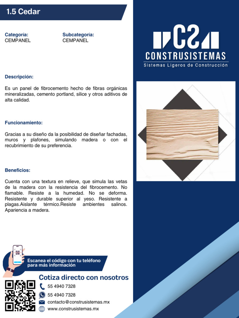 Cempanel Cedar | PDF