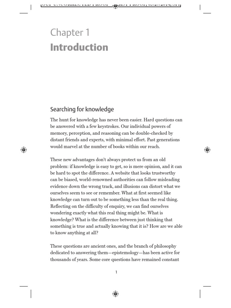 Understanding Knowledge and Belief | PDF | Knowledge | Truth