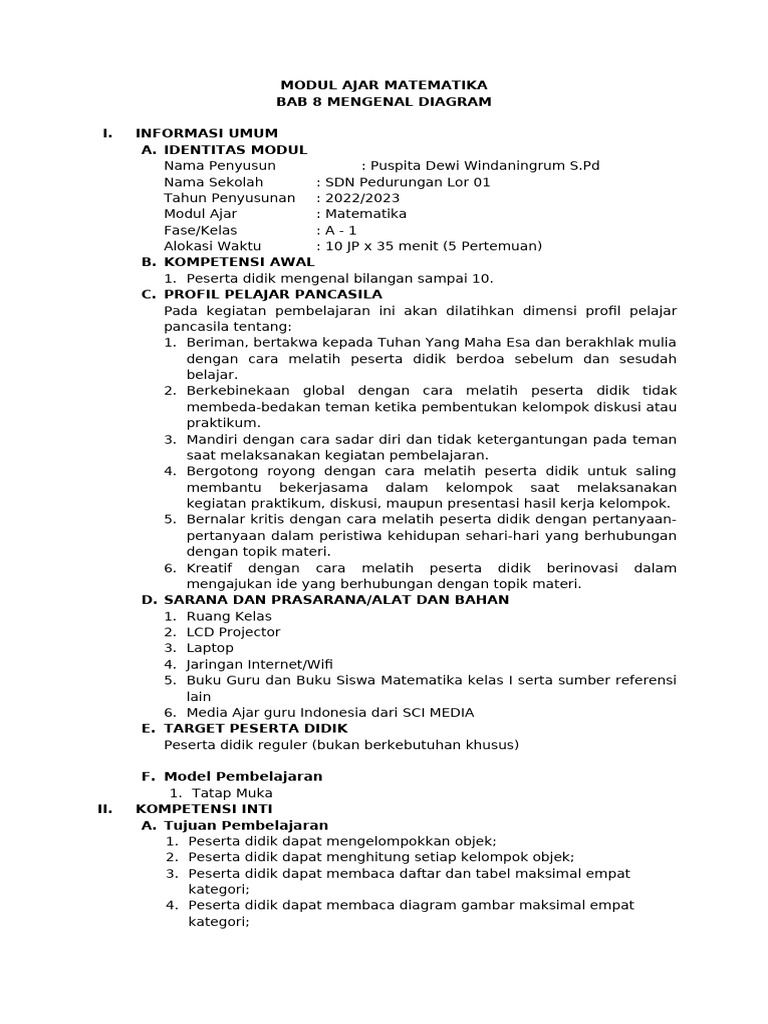 MA - BAB 1 - Mat | PDF