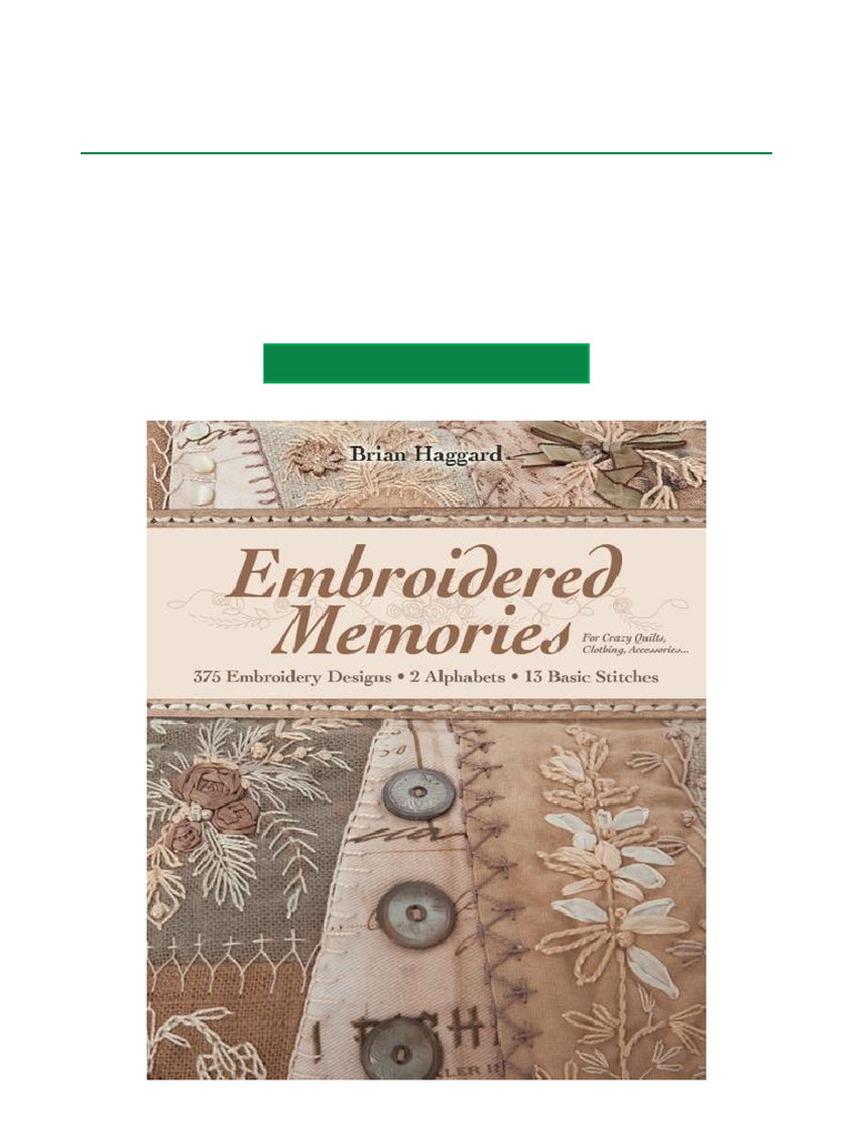375 Embroidery Designs & Stitches Guide | PDF | Embroidery | Textile Arts