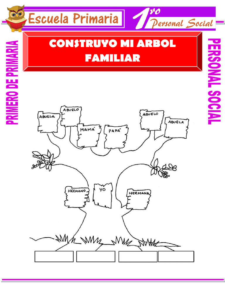 Construyo Mi Arbol Familiar para Primero de Primaria | PDF