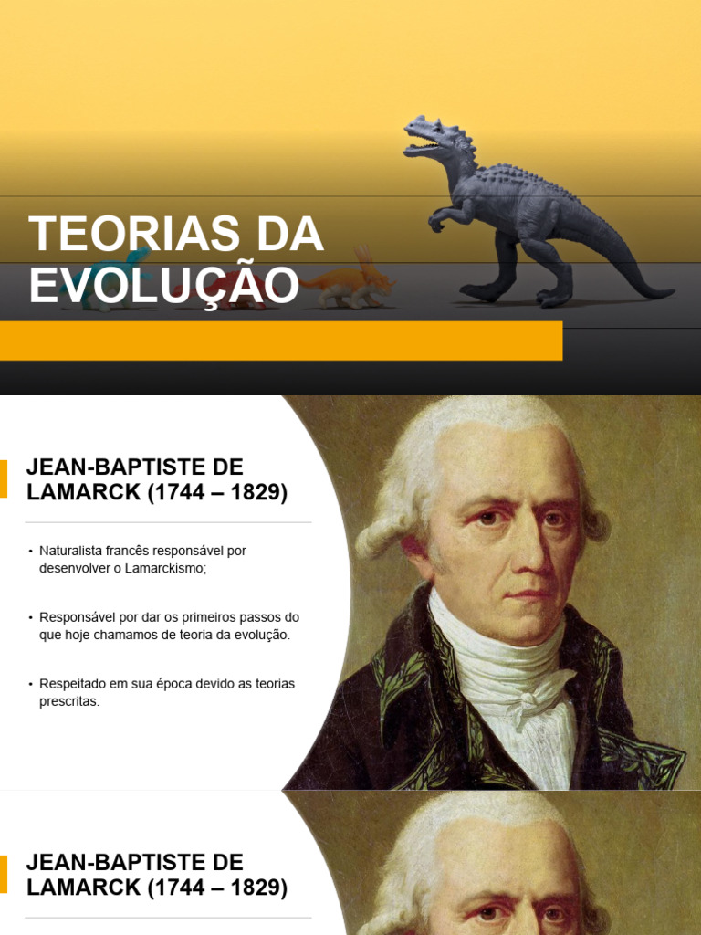 Teorias da Evolução: Lamarck e Darwin | PDF