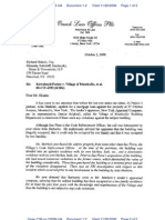 Kowalczyk, et al. vs. Barbarite, et al. - Letter From Orseck Law Office (10/2/2008)