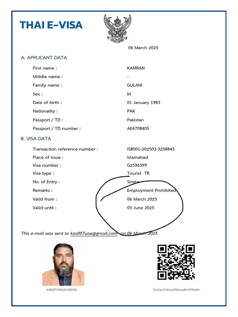 E-Visa G2596399 | PDF