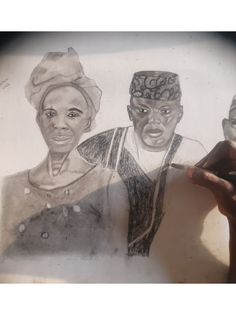 A Family Portrait by Asunde Oshoma, Warrant Officer Ajayi Family | PDF