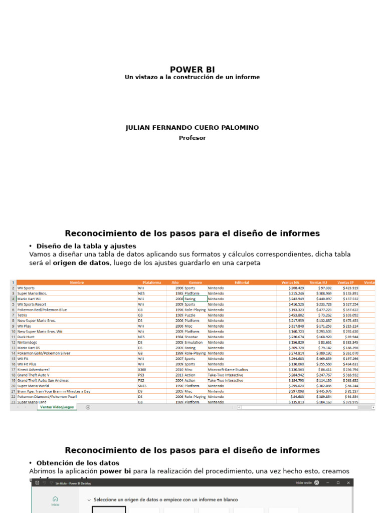 Ejemplos de Informes en Power BI | PDF | Microsoft Excel | Información