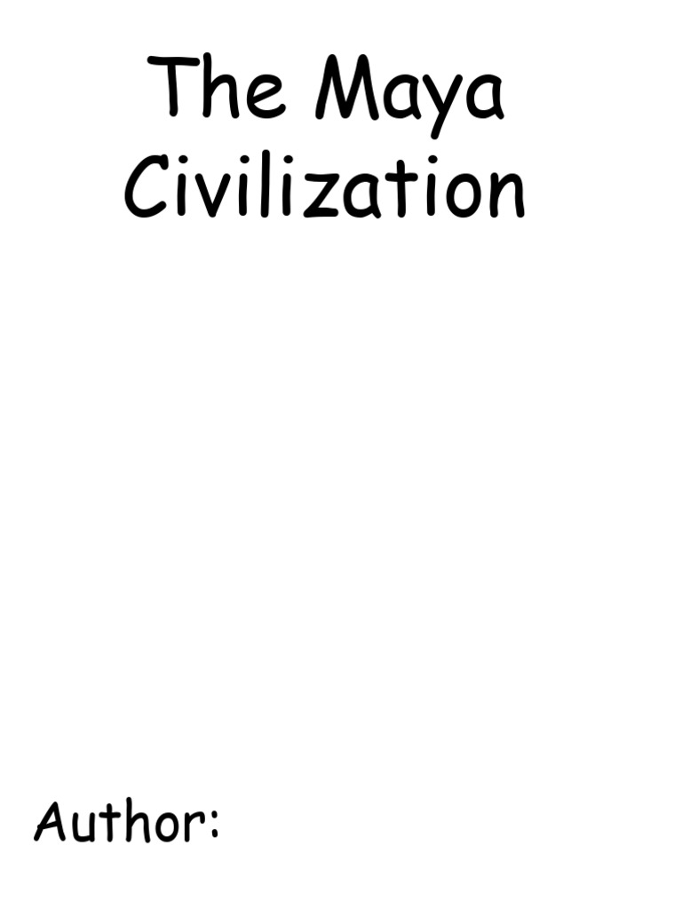 Maya Book Typing Template | PDF