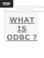 What IS Odbc ?