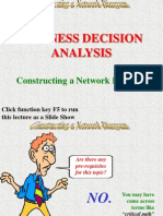 Business Decision Analysis: Constructing A Network Diagram