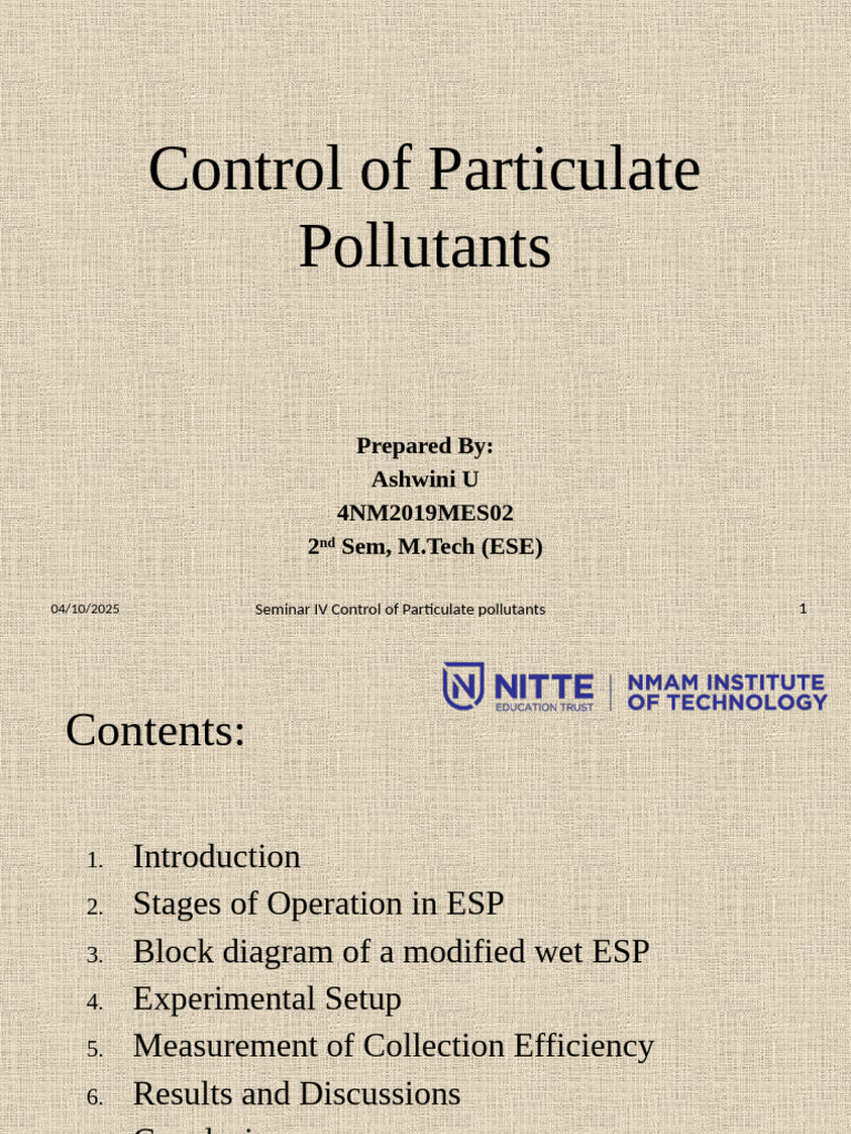 Modified Wet ESP for Particulate Control | PDF | Particulates | Air ...