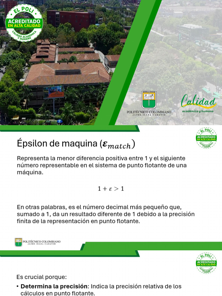 Épsilon de Máquina en Cálculos Flotantes | PDF