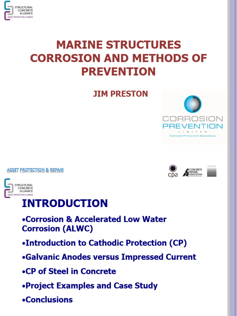 Marine Corrosion Prevention Techniques | PDF | Corrosion | Structural ...