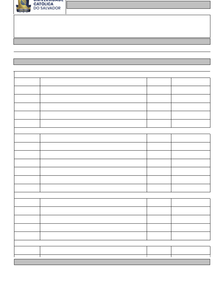 Matriz Curricular Licenciatura Letras | PDF | Formação universitária