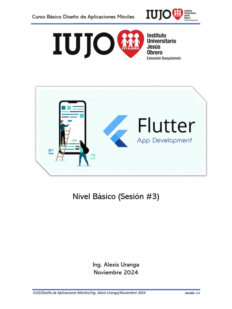 Diseño de Interfaces en Flutter | PDF | Aplicación movil | Software de ...