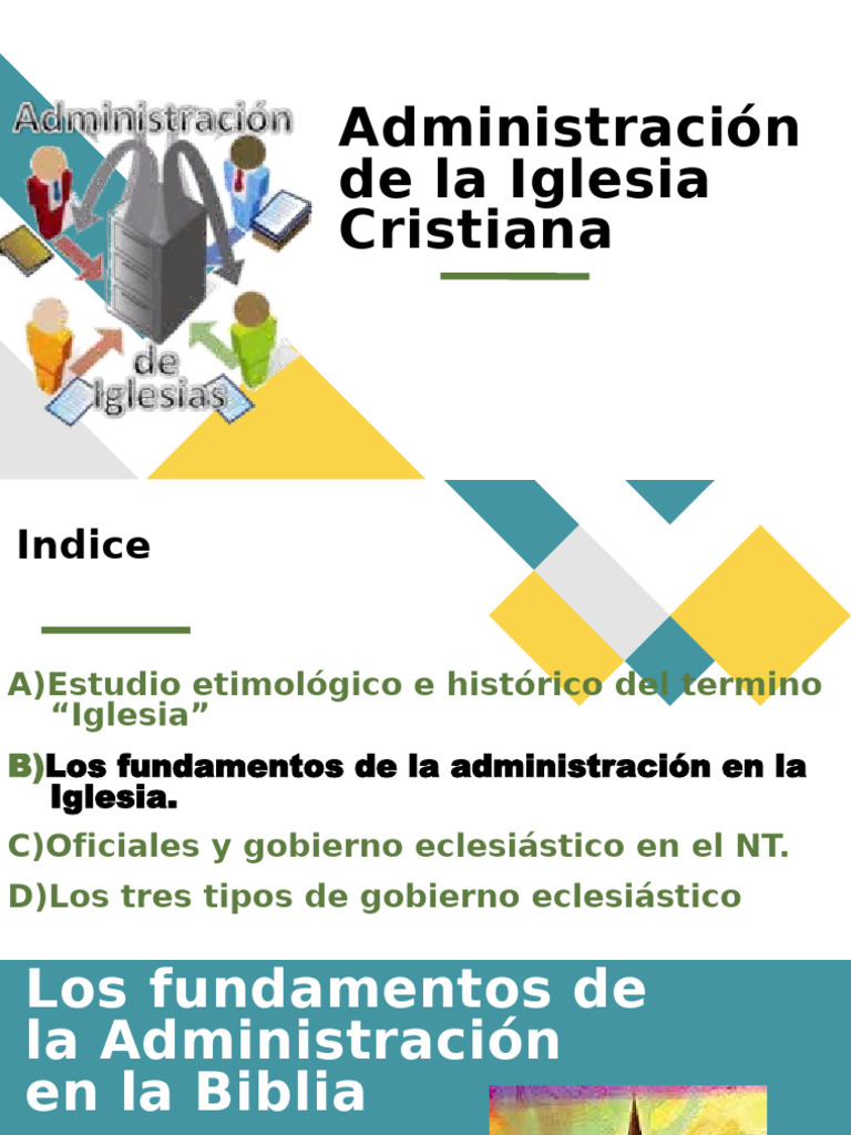 Fundamentos de la Administración Eclesiástica | PDF | Iglesia cristiana ...