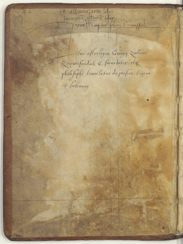 (Georgius Zothorus Zaparus Fendulus) - Liber Astrologiae | PDF
