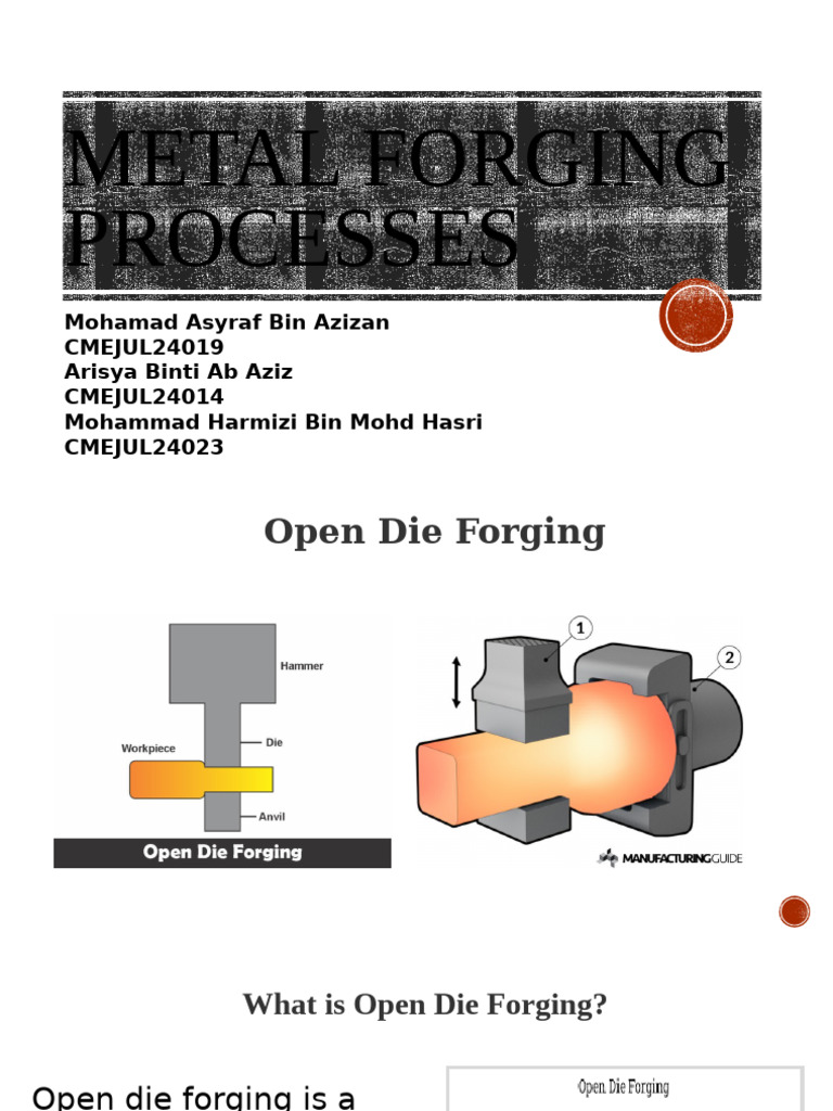 Closed vs Open Die Forging Explained | PDF