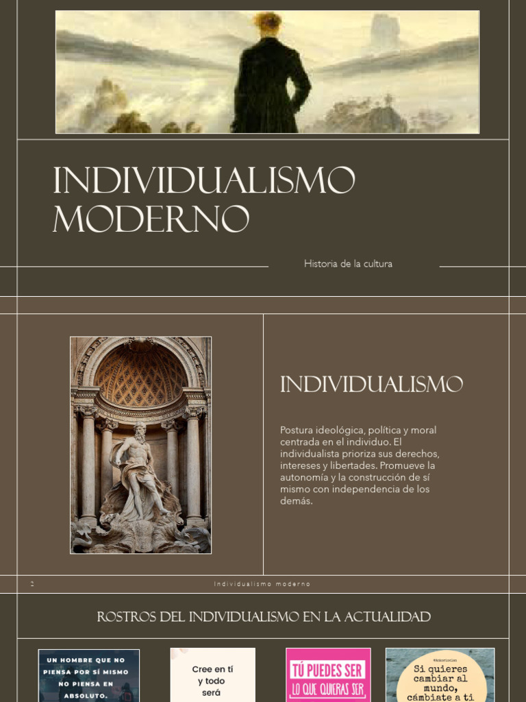 Individualismo Moderno: Historia y Contexto | PDF | Individualismo ...
