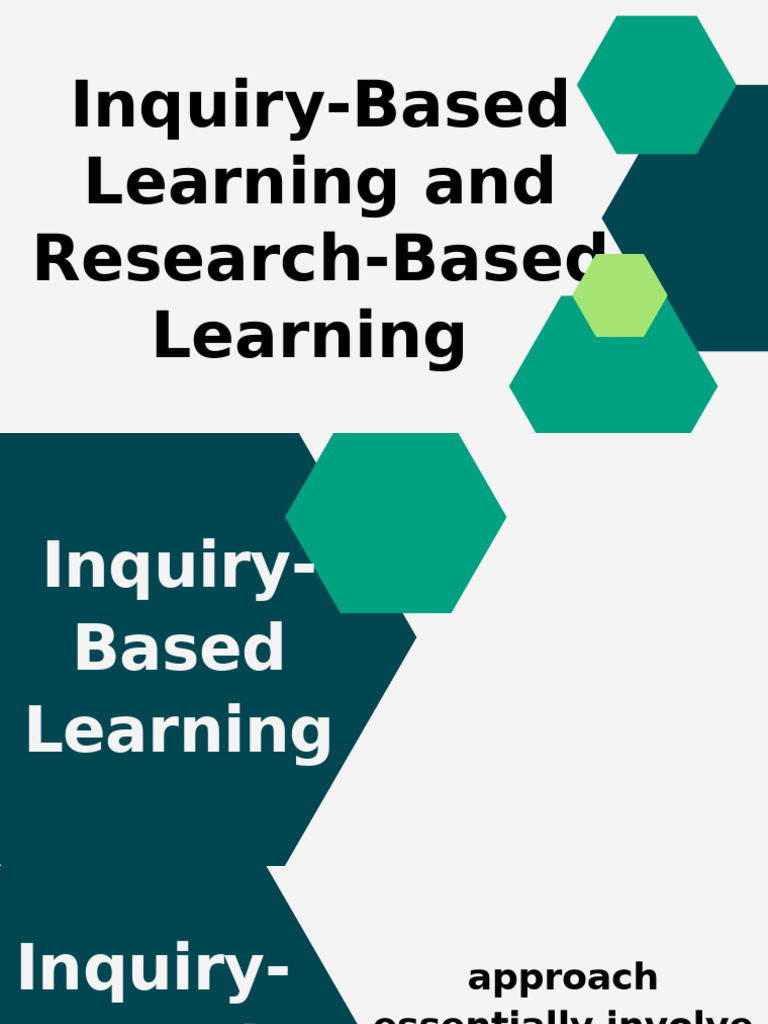Inquiry and Research-Based Learning Guide | PDF | Learning | Information