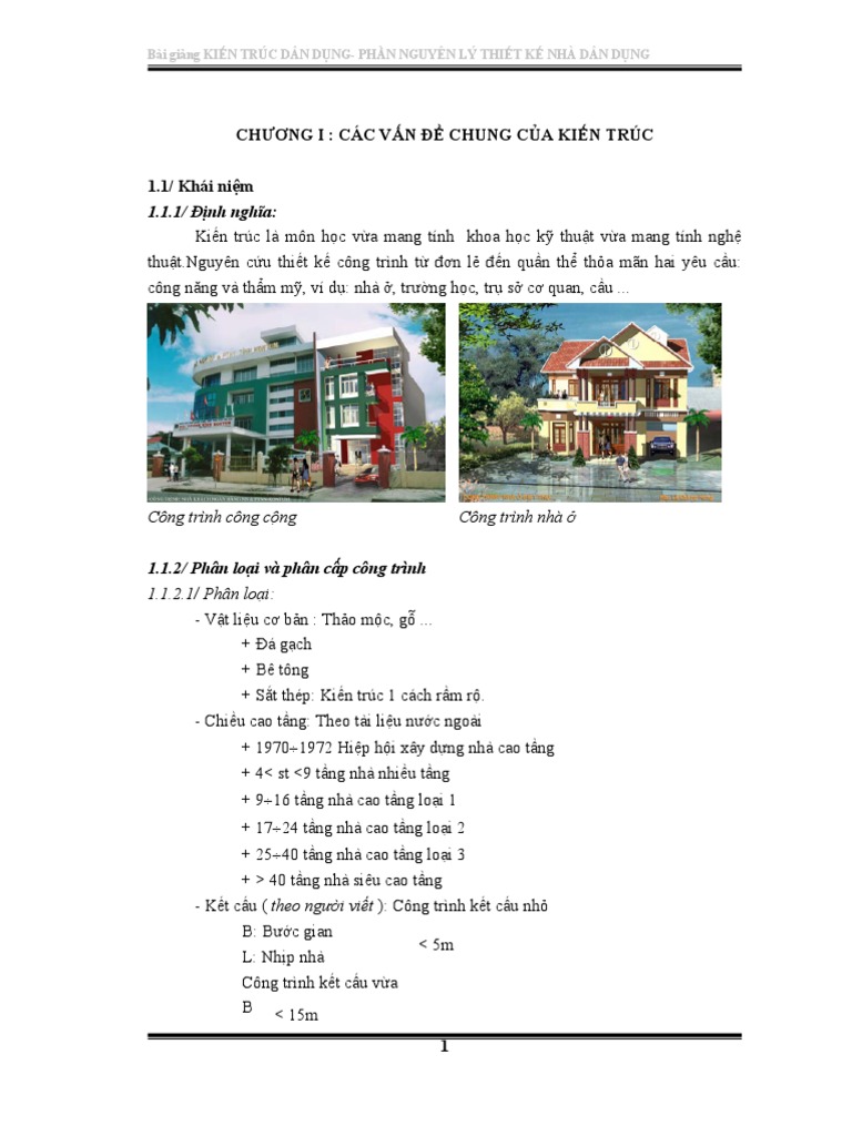 Kien Truc Dan Dung Phan Nguyen Ly Thiet Ke | PDF