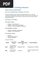 Class 10 Biology Project Guide 2025 | PDF