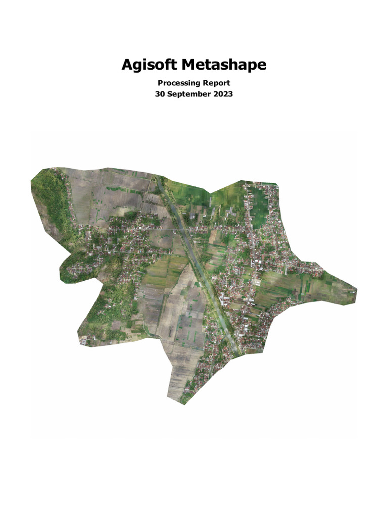 Agisoft Metashape Processing Report 2023 | PDF | Graphics Processing ...