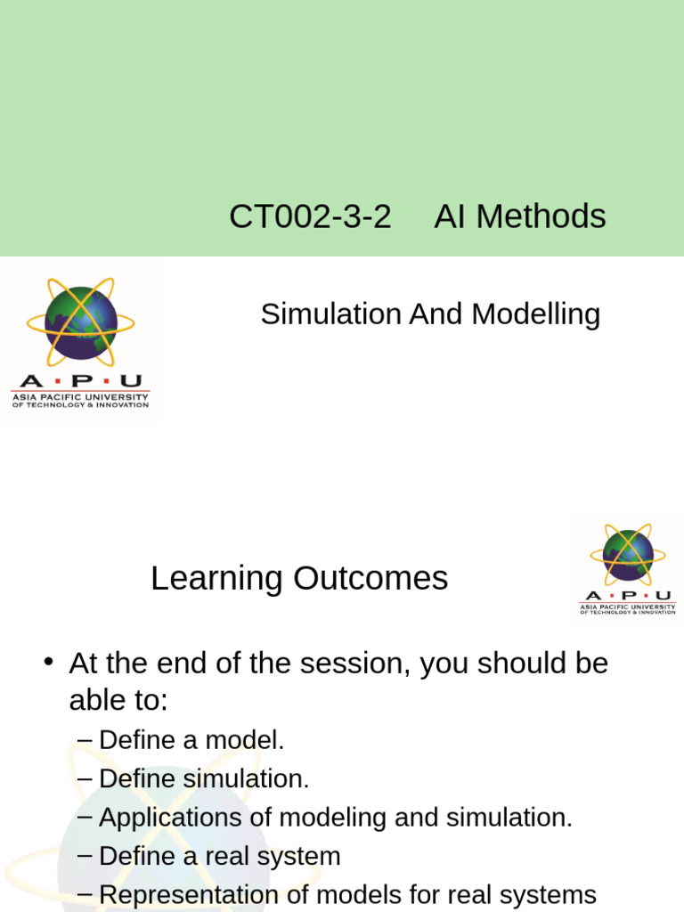 AI Methods in Simulation and Modelling | PDF | Simulation | Artificial ...