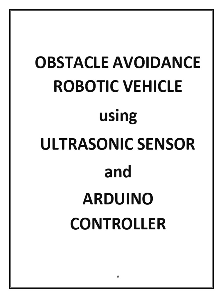 Obstacle Avoidance Robot with Arduino | PDF | Arduino | Electric Motor