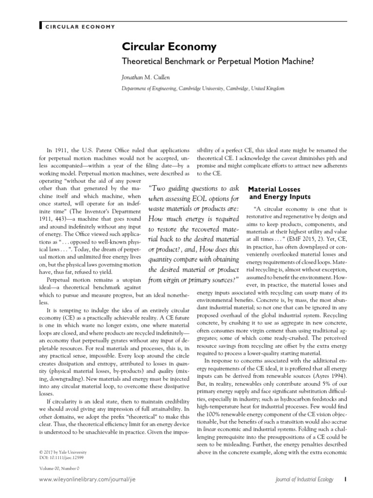 Theoretical Circular Economy Insights | PDF | Recycling | Scrap