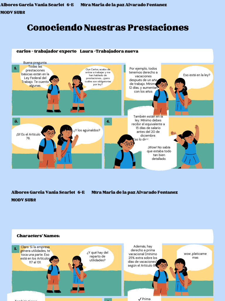 Using Dialogue To Develop A Story Comic Strip in Hand Drawn Style | PDF