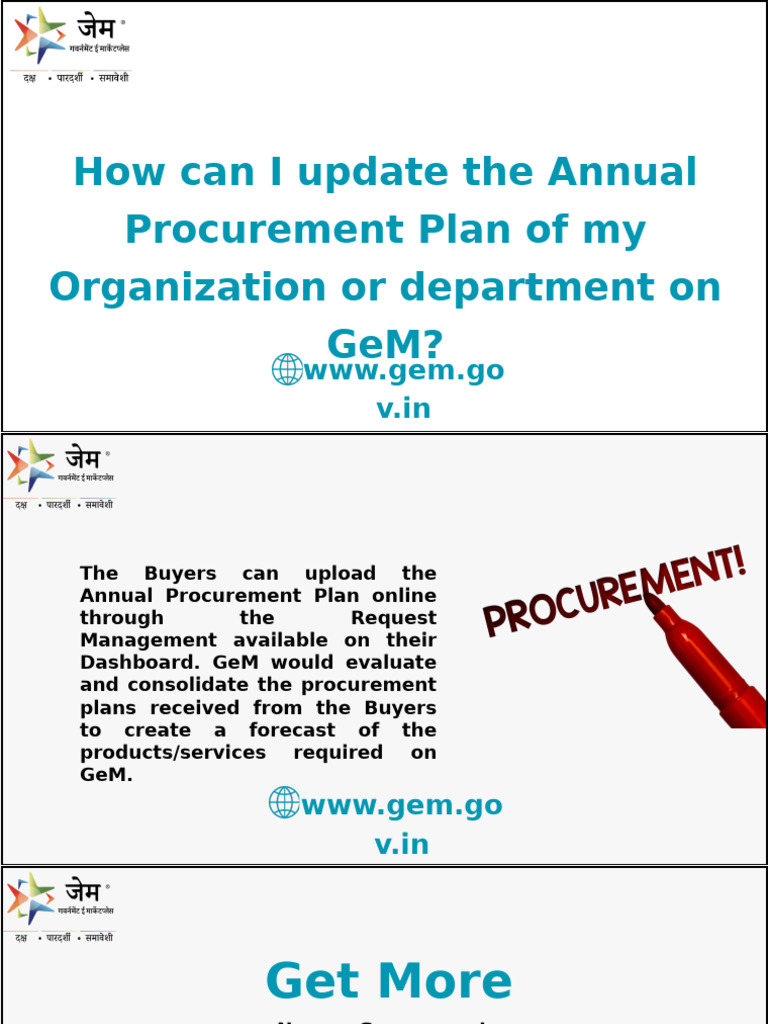 How Can I Update The Annual Procurement Plan of My Organization or ...