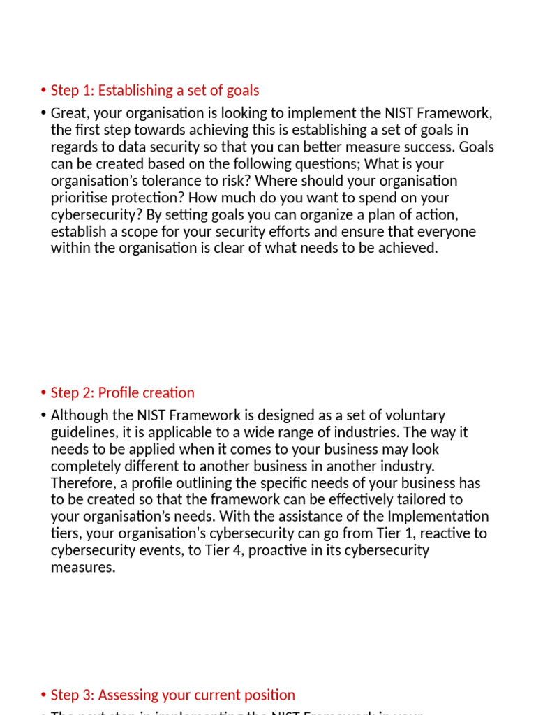 Implementing the NIST Cybersecurity Framework | PDF | Security ...