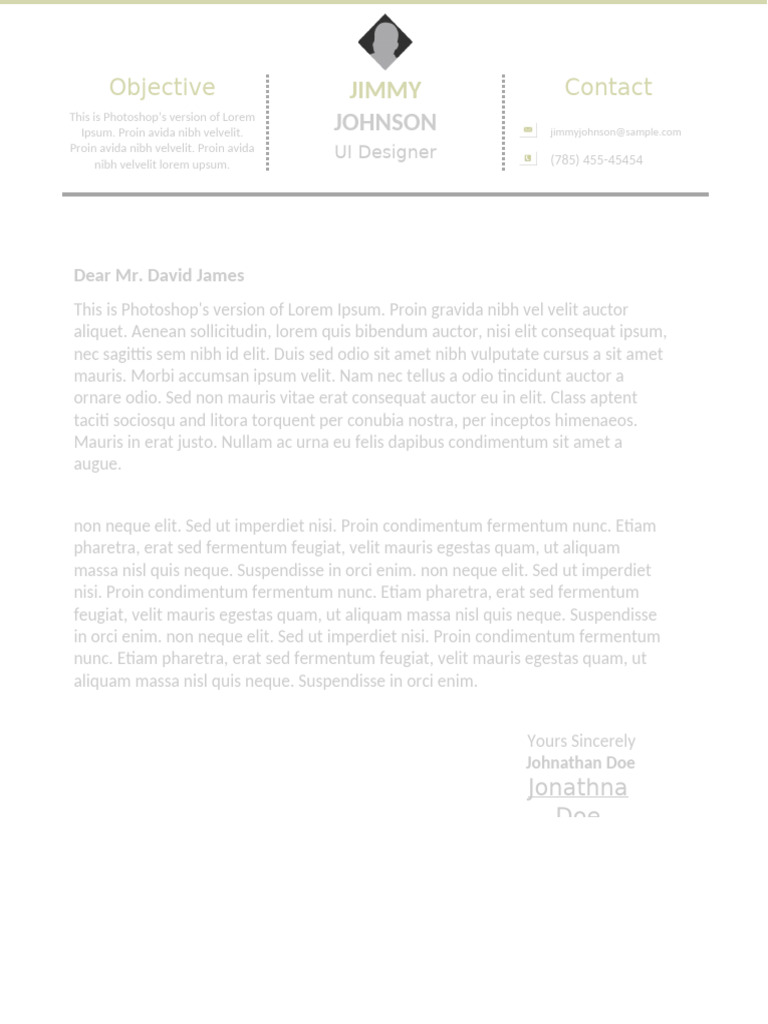 Cover Letter Color 3 US Letter | PDF