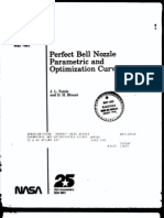 Perfect Bell Nozzle Parametric and Optimization Curves: Nasa Reference Publication 1104