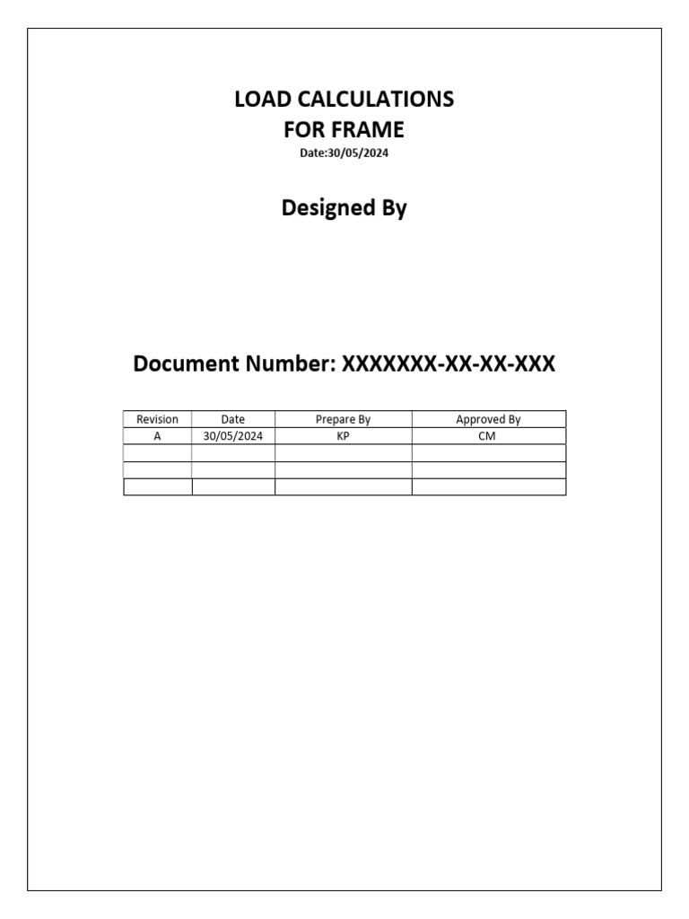 Frame Calculation Report | PDF | Stress (Mechanics) | Finite Element Method