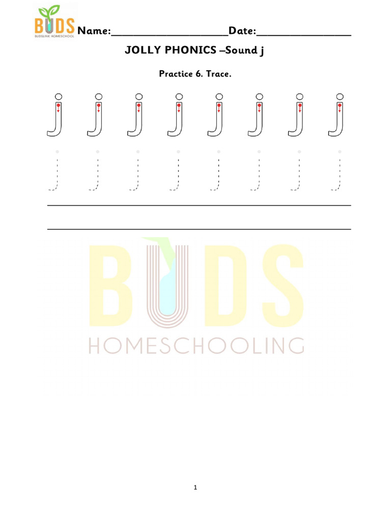 Practice and Homework - Lesson 38 - Sound J | PDF