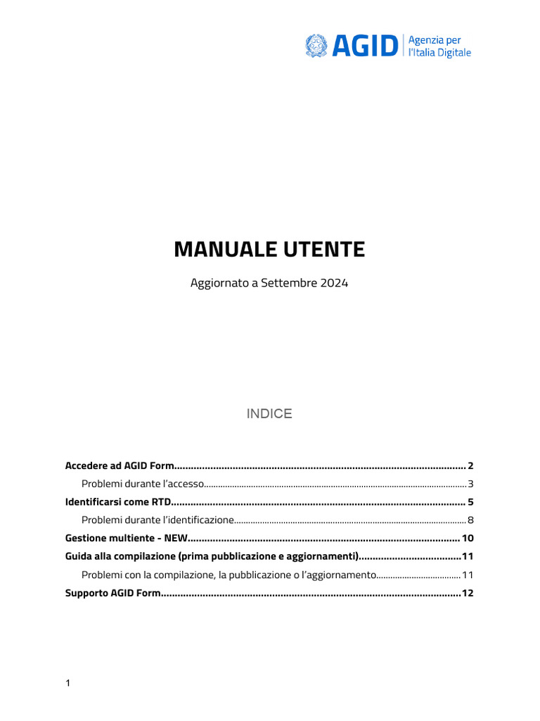 AGID - Manuale-Utente | PDF