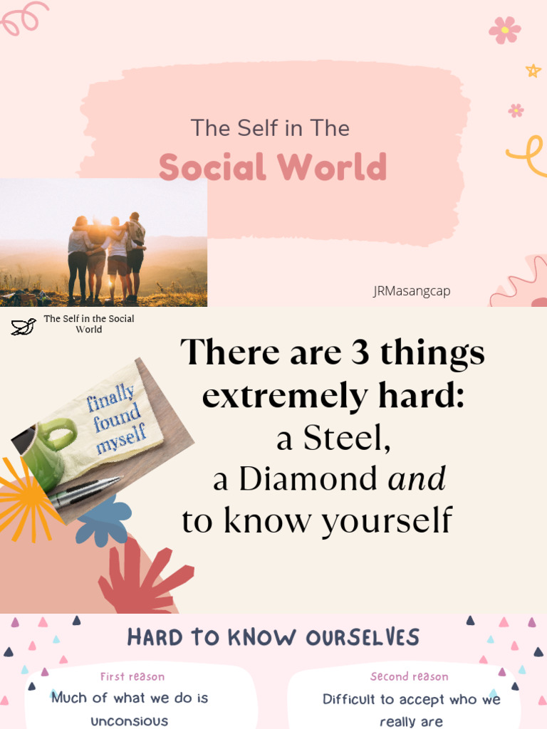 The Self in The Social World PPT - PDF 2022 | PDF | Self Concept | Self ...
