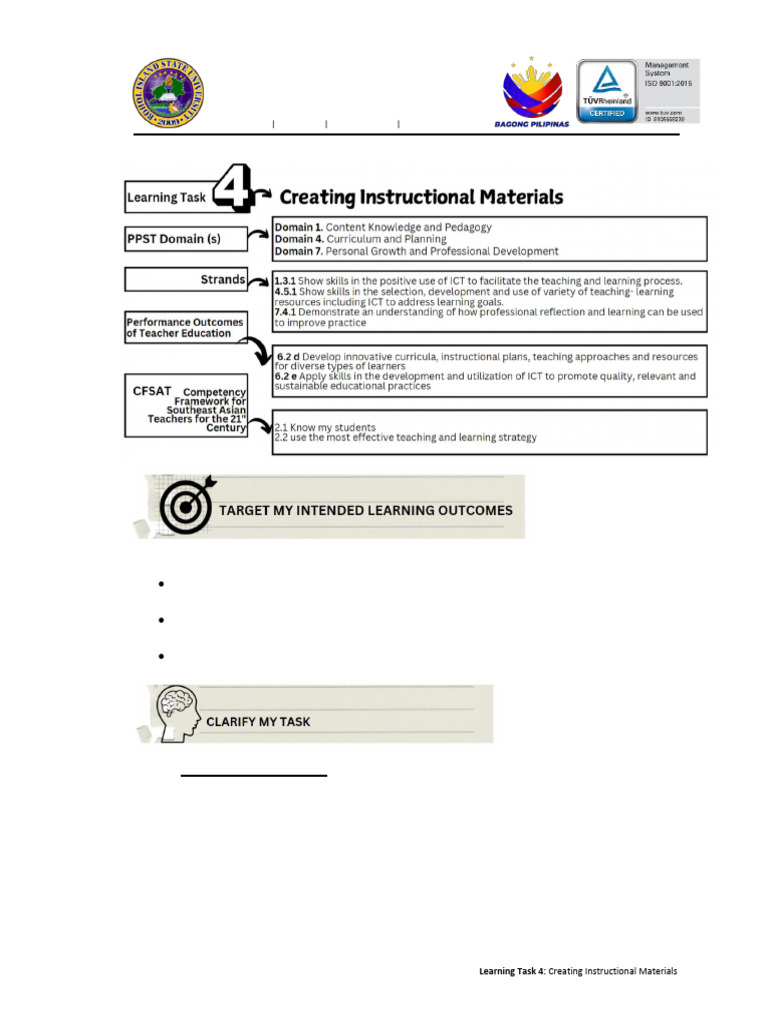 Creating Effective Instructional Materials | PDF | Educational ...