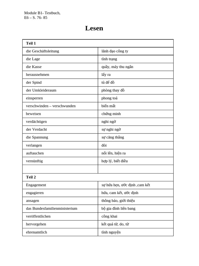 E6 - Module B1 | PDF