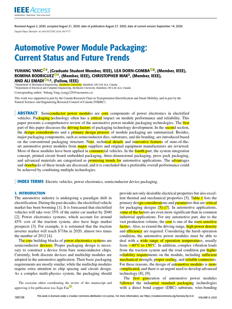 Automotive Power Module Packaging Trends | PDF | Field Effect ...