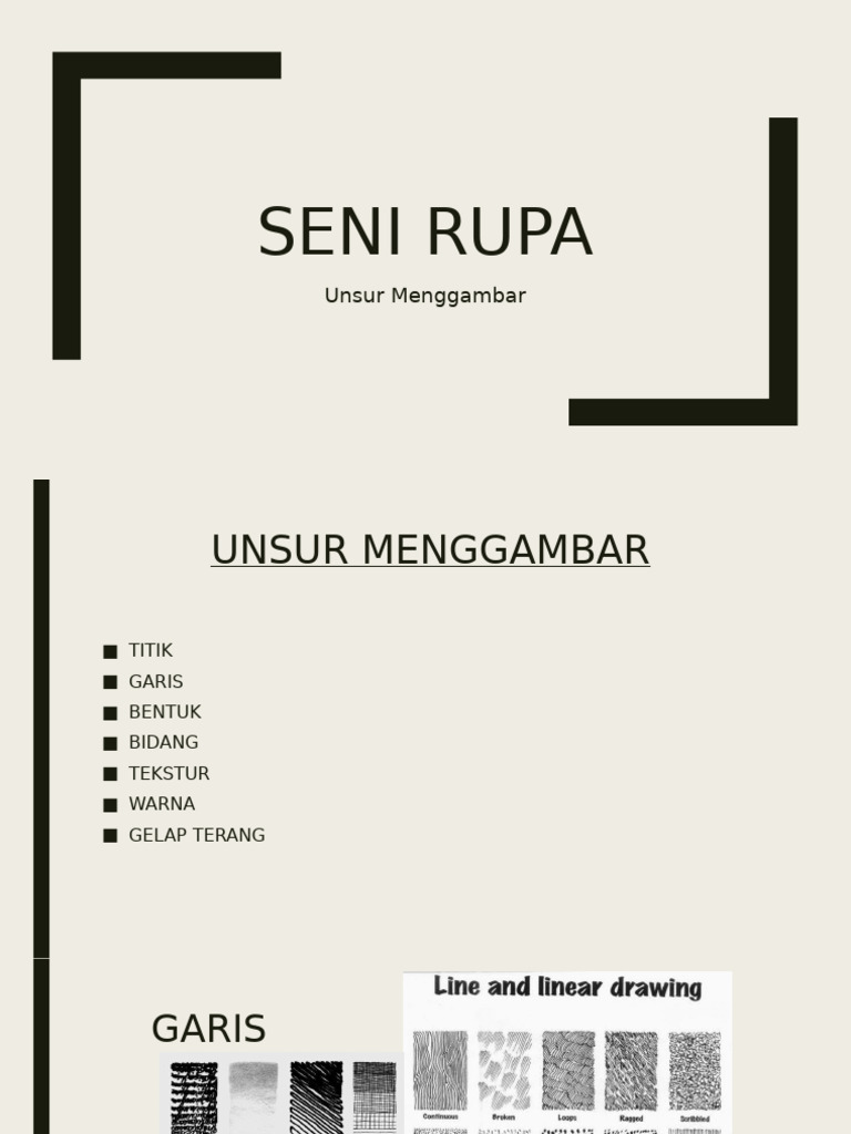 Unsur Menggambar dalam Seni Rupa | PDF