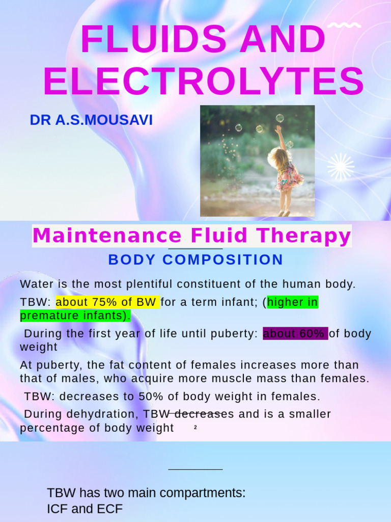 Fluids and Electrolytes - Copy | PDF | Angiotensin | Dehydration