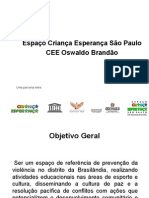 Apresentação SOU DA PAZ  Para GLOBO