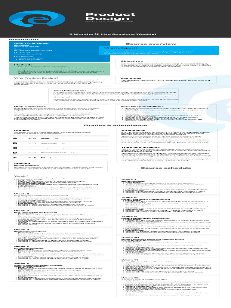 Product Design Course Overview | PDF | Design | Human Communication