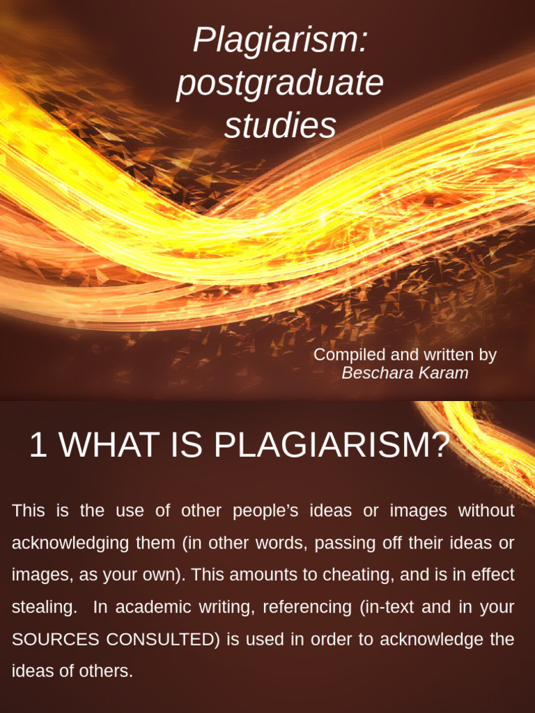 Understanding Plagiarism in Academia | PDF | Plagiarism