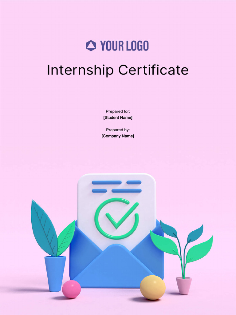 Internship Certificate Template | PDF