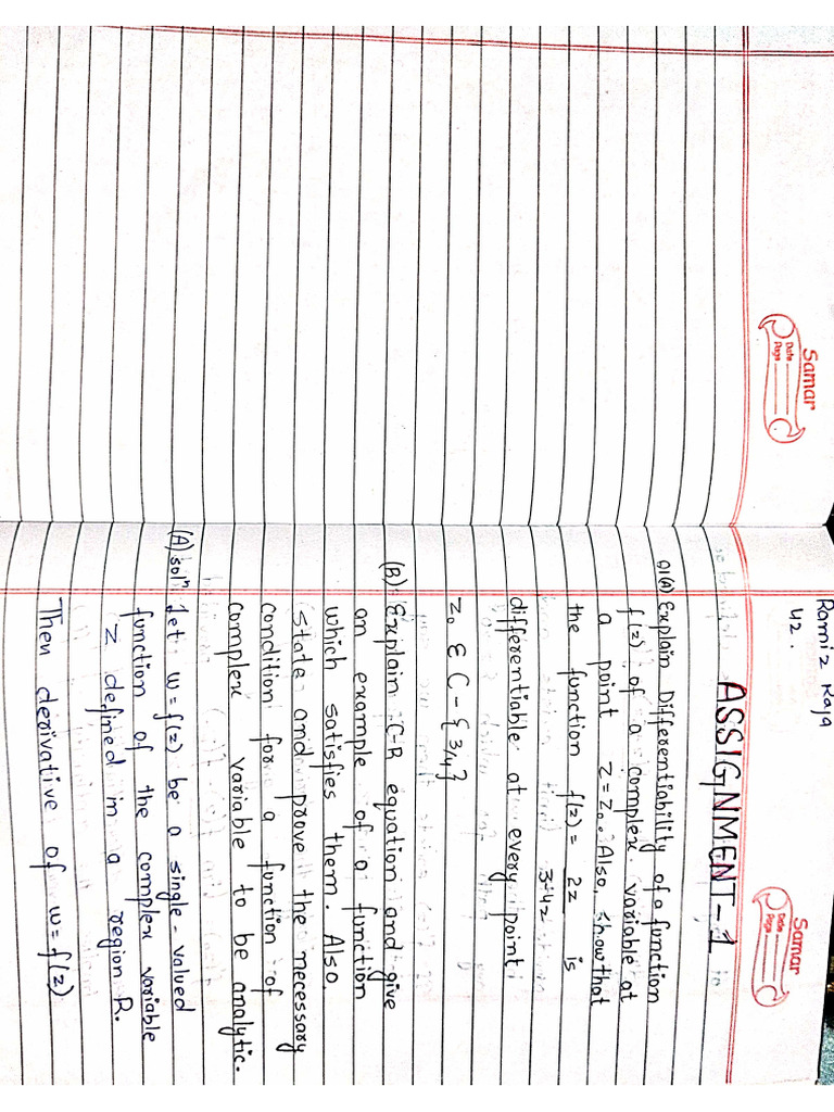 Math A1 | PDF